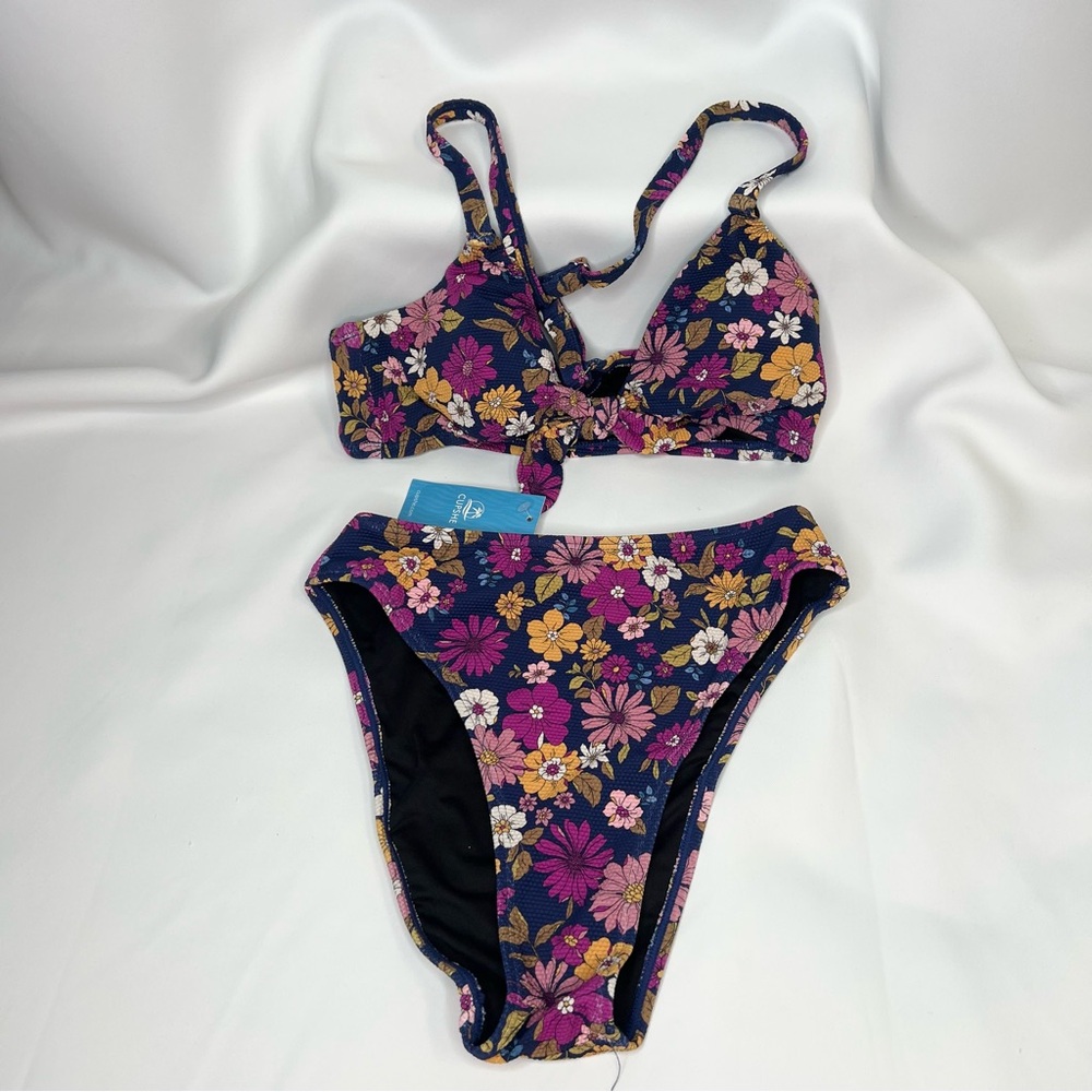 Cupshe Floral Bikini SMALL XS